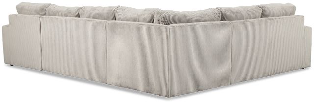 Charlie Gray Fabric Medium Right Chaise Sectional