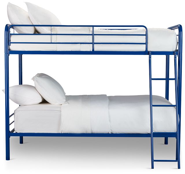 Rory Blue Metal Bunk Bed (2)