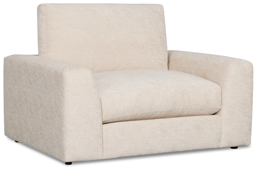 Calista Beige Fabric Chair