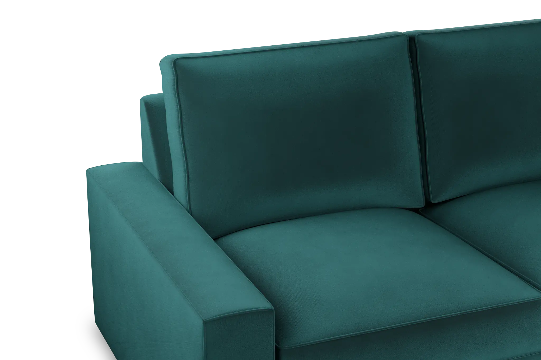 Edgewater Joya Teal Large Two-arm Sectional Edgewater Joya Teal Large Two-arm Sectional