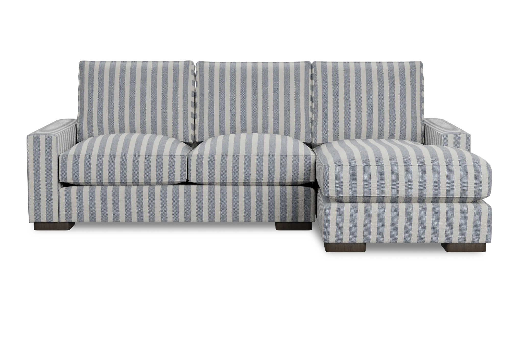 Edgewater Sea Lane Dark Blue Right Chaise Sectional