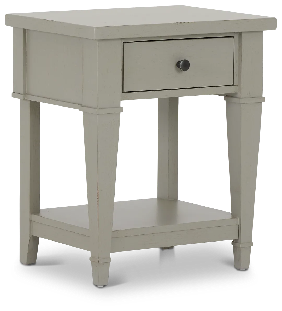 Stoney Gray 1-drawer Nightstand