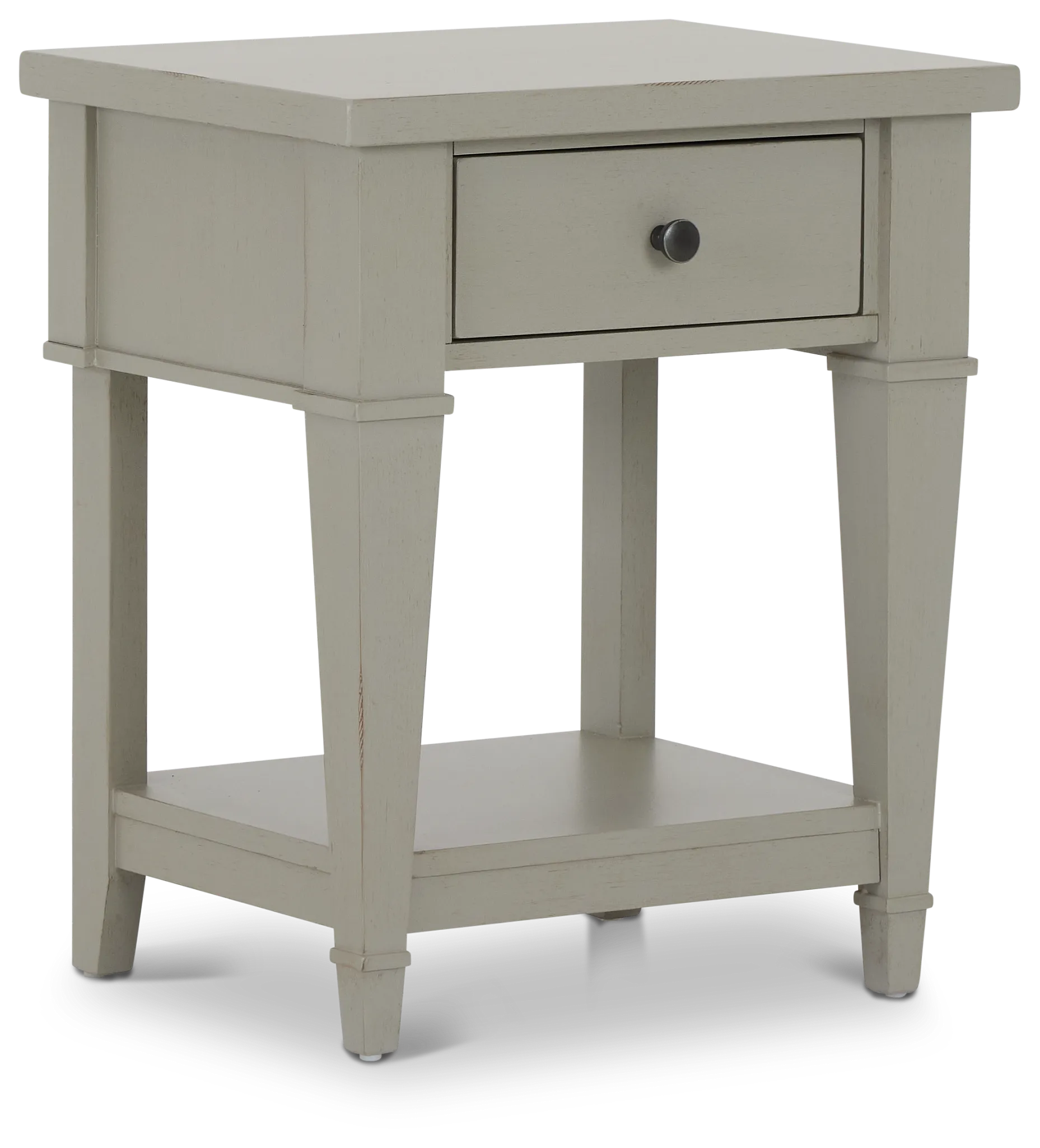 Stoney Gray 1-drawer Nightstand