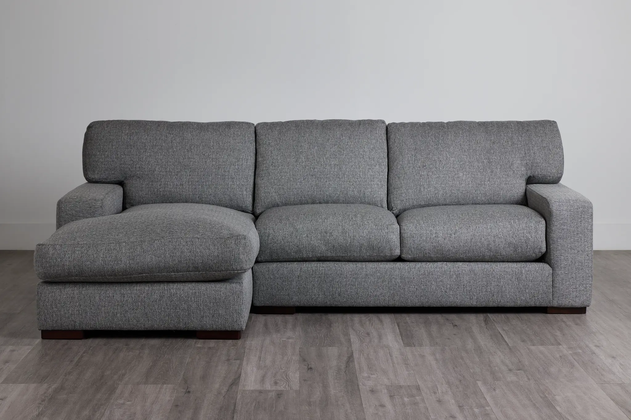 Veronica Dark Gray Down Left Chaise Sectional Veronica Dark Gray Down Left Chaise Sectional