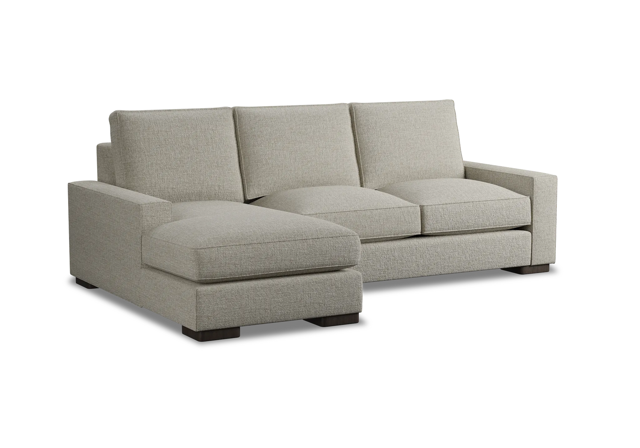 Edgewater Victory Taupe Left Chaise Sectional