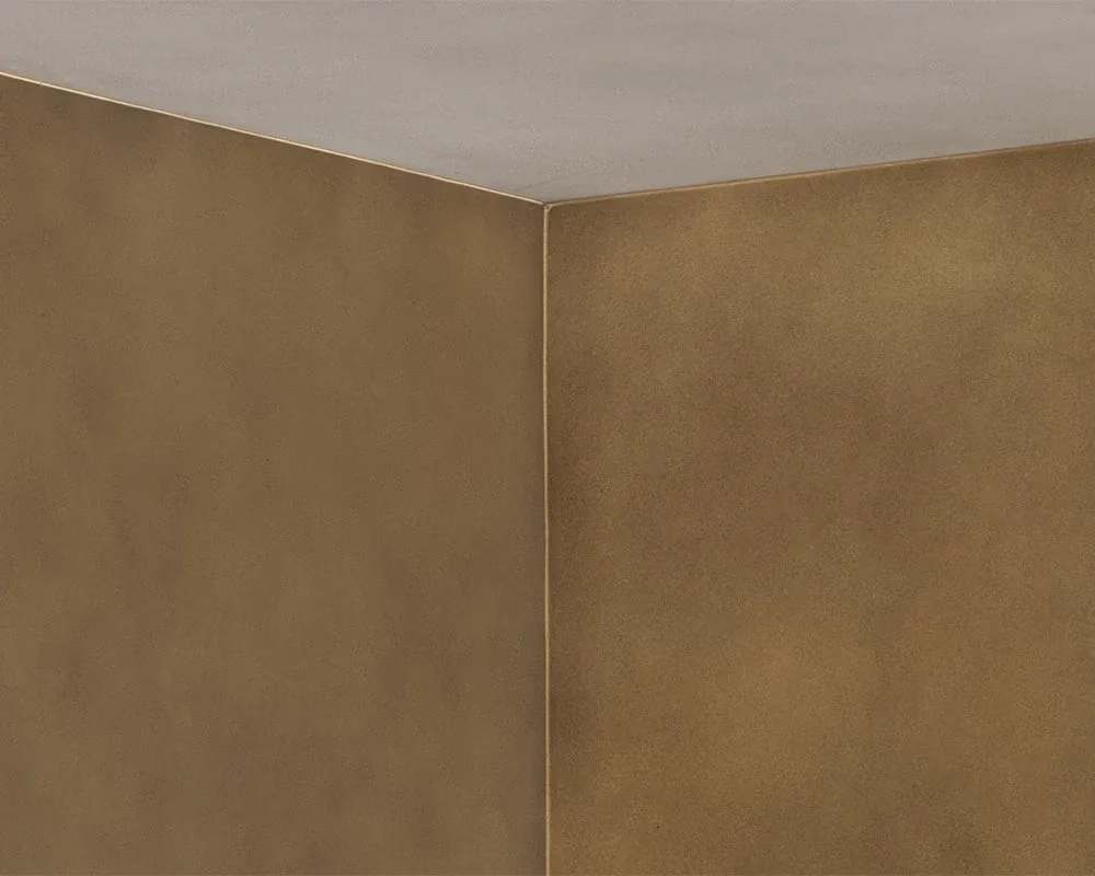 Levin Brown Rectangular End Table