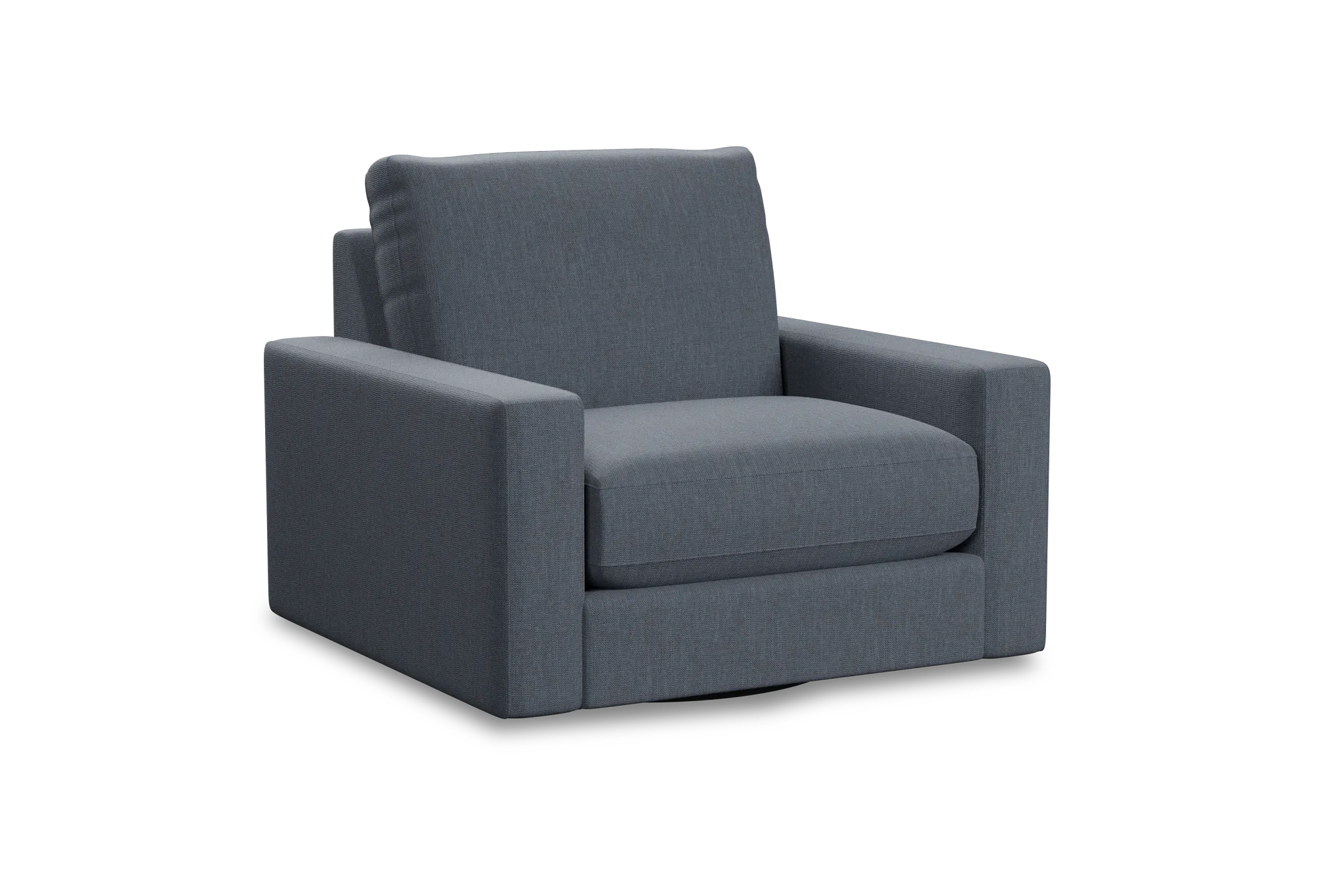 Edgewater Victory Dark Blue Swivel Chair