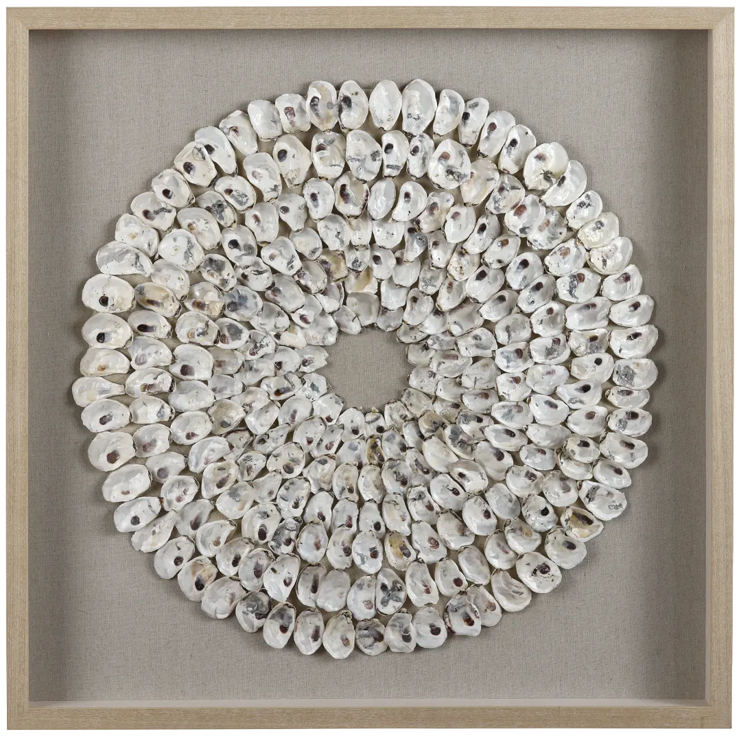 Sierra White Framed Wall Art