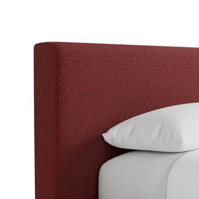 Grayton Elite Red 44" Upholstered Platform Bed