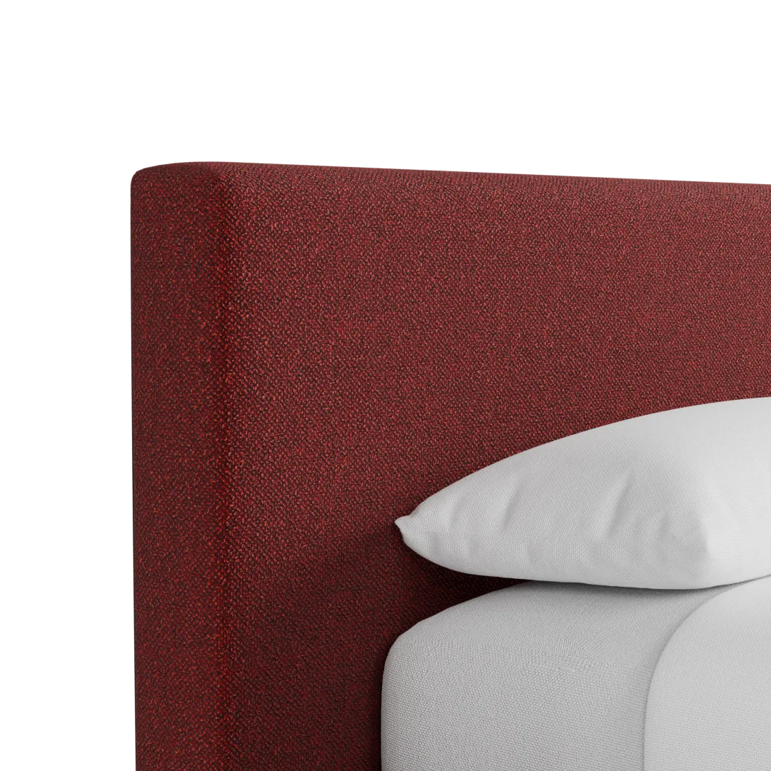 Grayton Elite Red 44" Upholstered Platform Bed