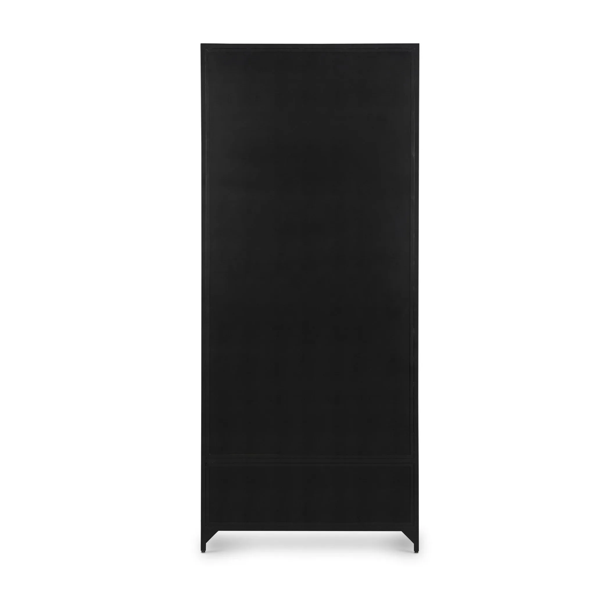 Four Hands Shadow Box Black Curio Cabinet