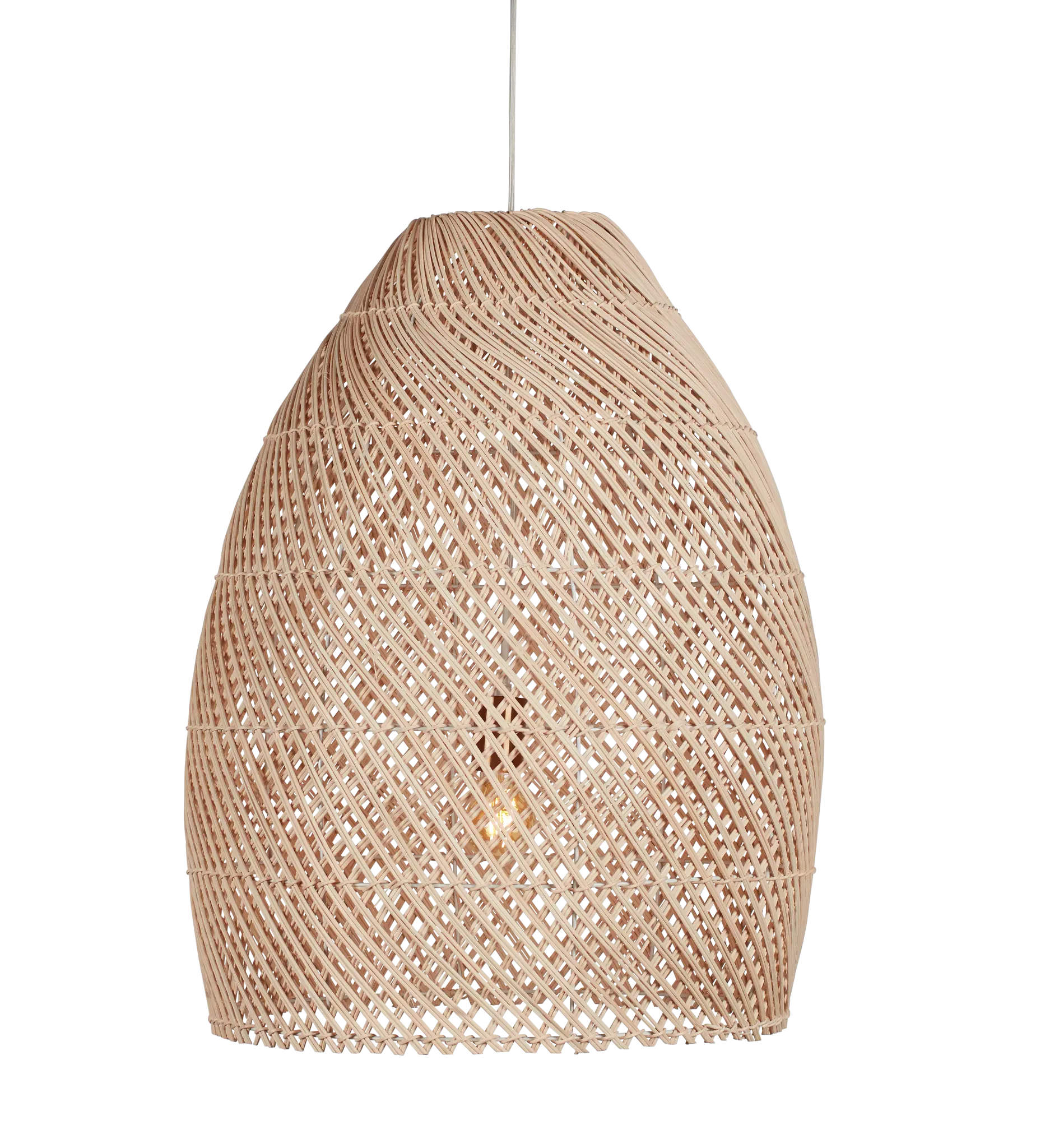 Rattan Large Pendant