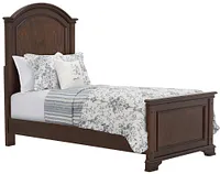 Savannah Dark Tone Panel Bed