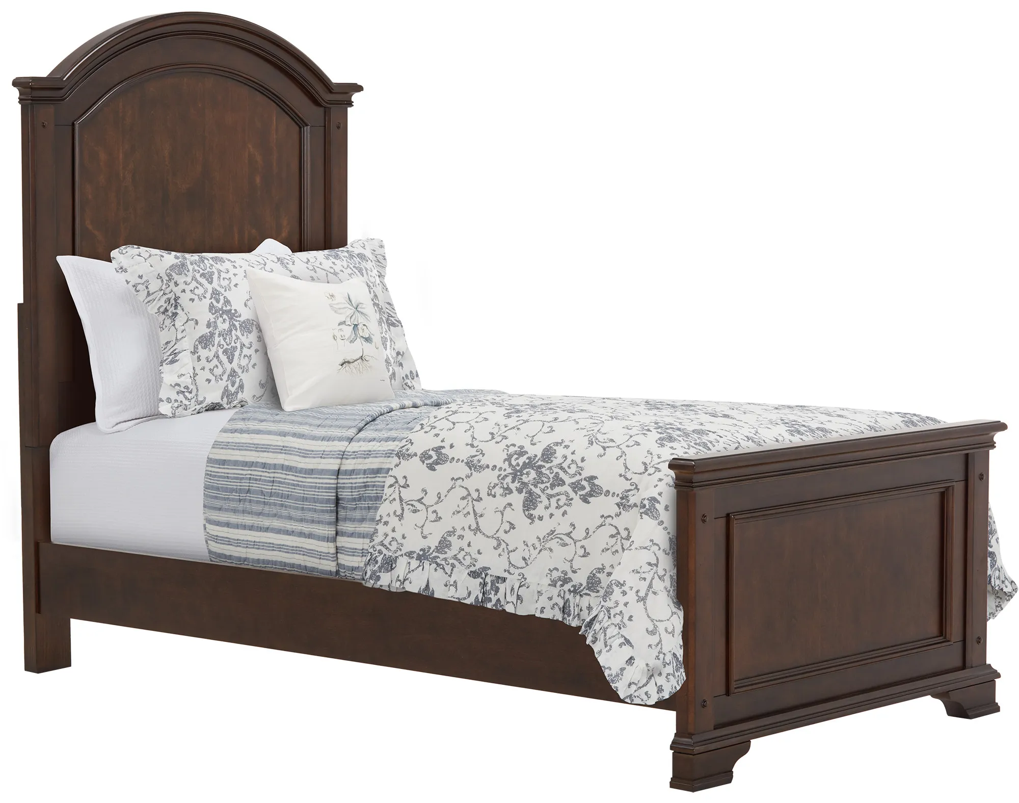 Savannah Dark Tone Panel Bed
