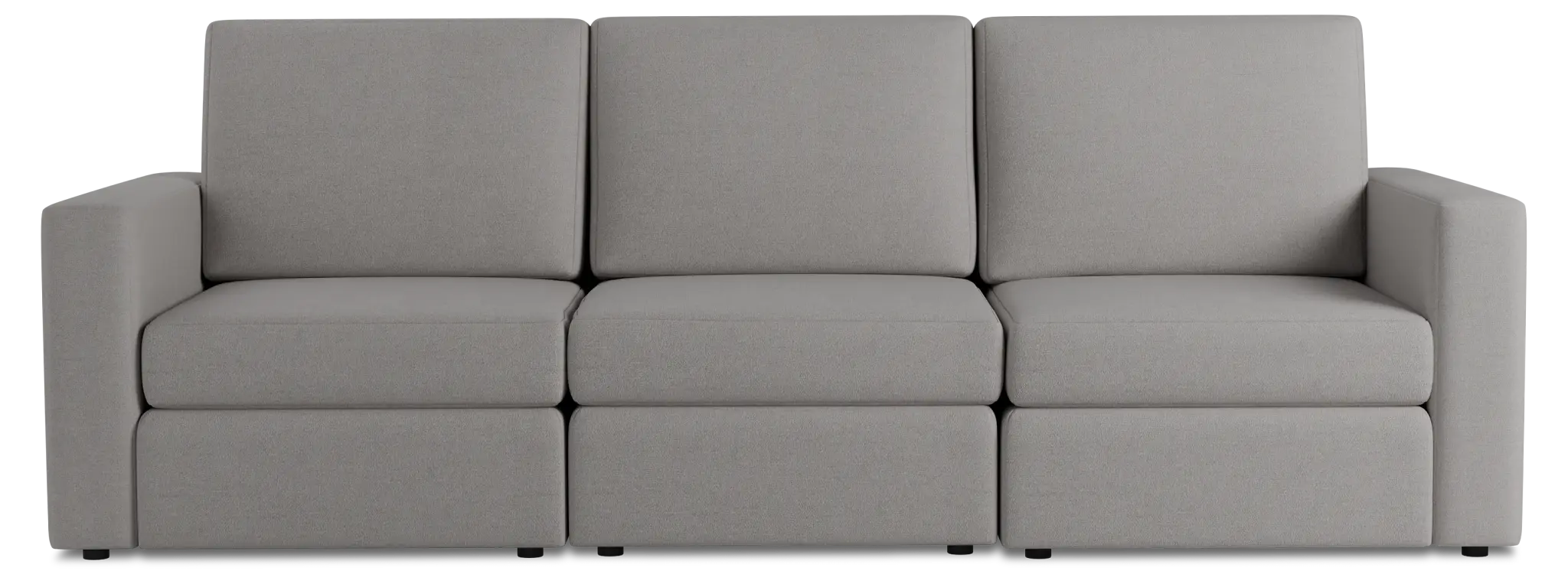 Citymod Light Gray Fabric 3-piece Modular Sofa Citymod Light Gray Fabric 3-piece Modular Sofa