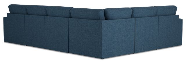 Citymod Blue Fabric Medium Two-arm Sectional