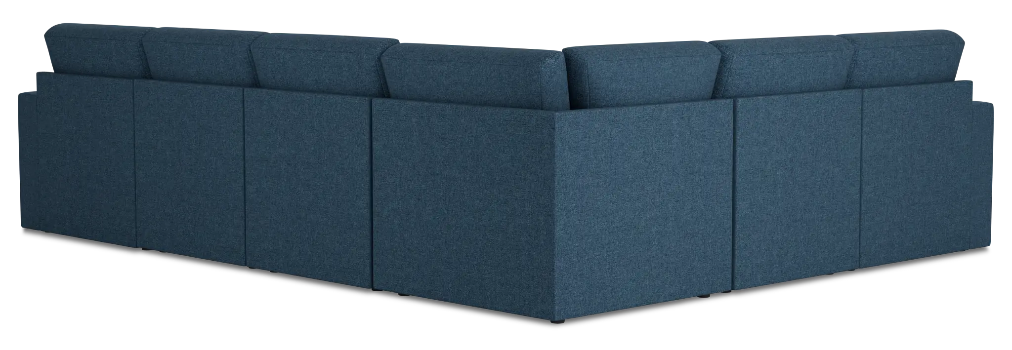 Citymod Blue Fabric Medium Two-arm Sectional Citymod Blue Fabric Medium Two-arm Sectional