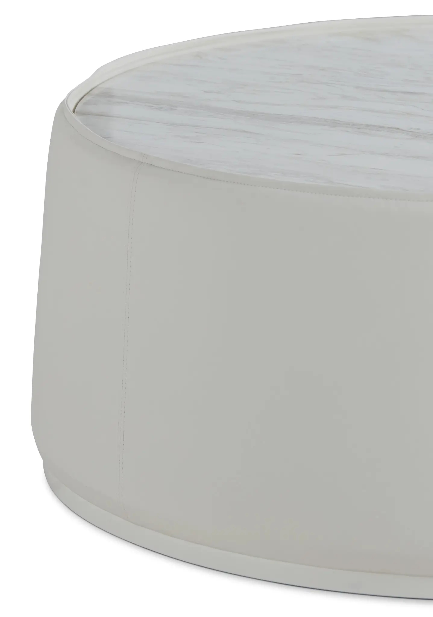 Ocean Drive White Marble Round Coffee Table Ocean Drive White Marble Round Coffee Table