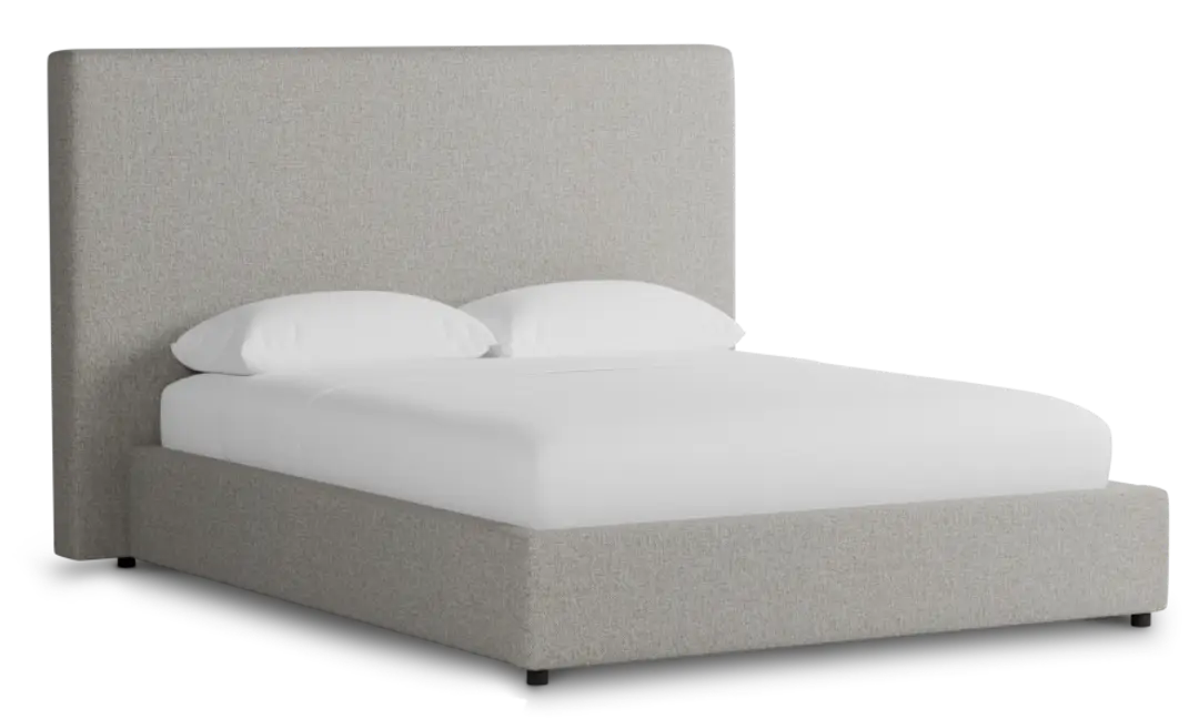 Grayton Elevation Khaki 54" Upholstered Platform Bed Grayton Elevation Khaki 54" Upholstered Platform Bed