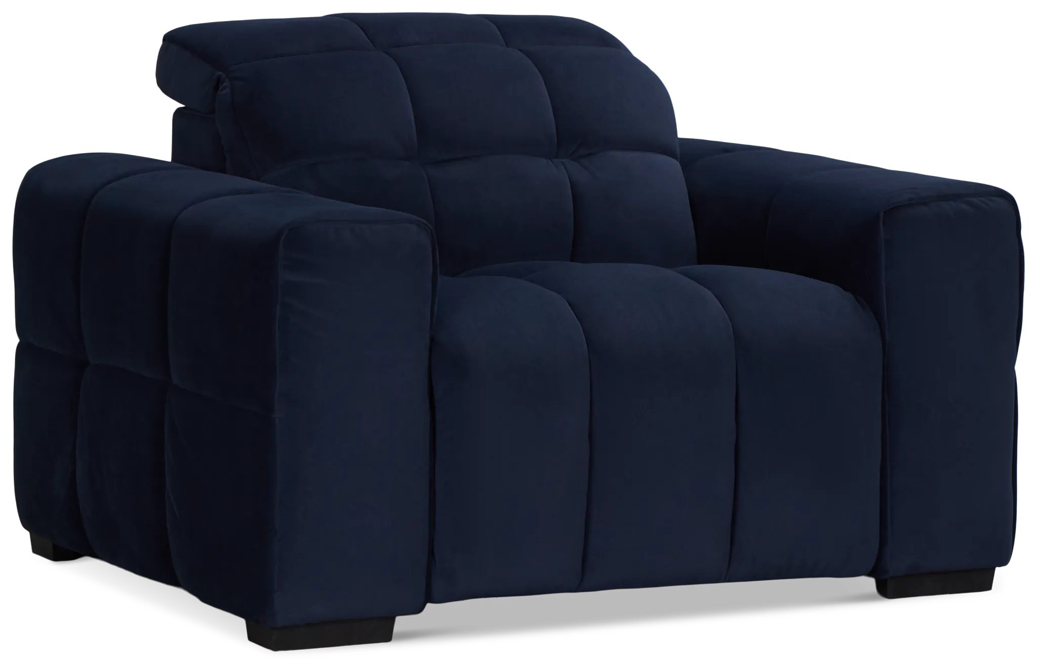 Gemma Navy Velvet Power Recliner