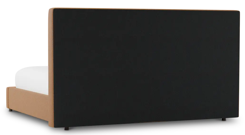 Grayton Elite Light Brown 54" Upholstered Platform Bed Grayton Elite Light Brown 54" Upholstered Platform Bed