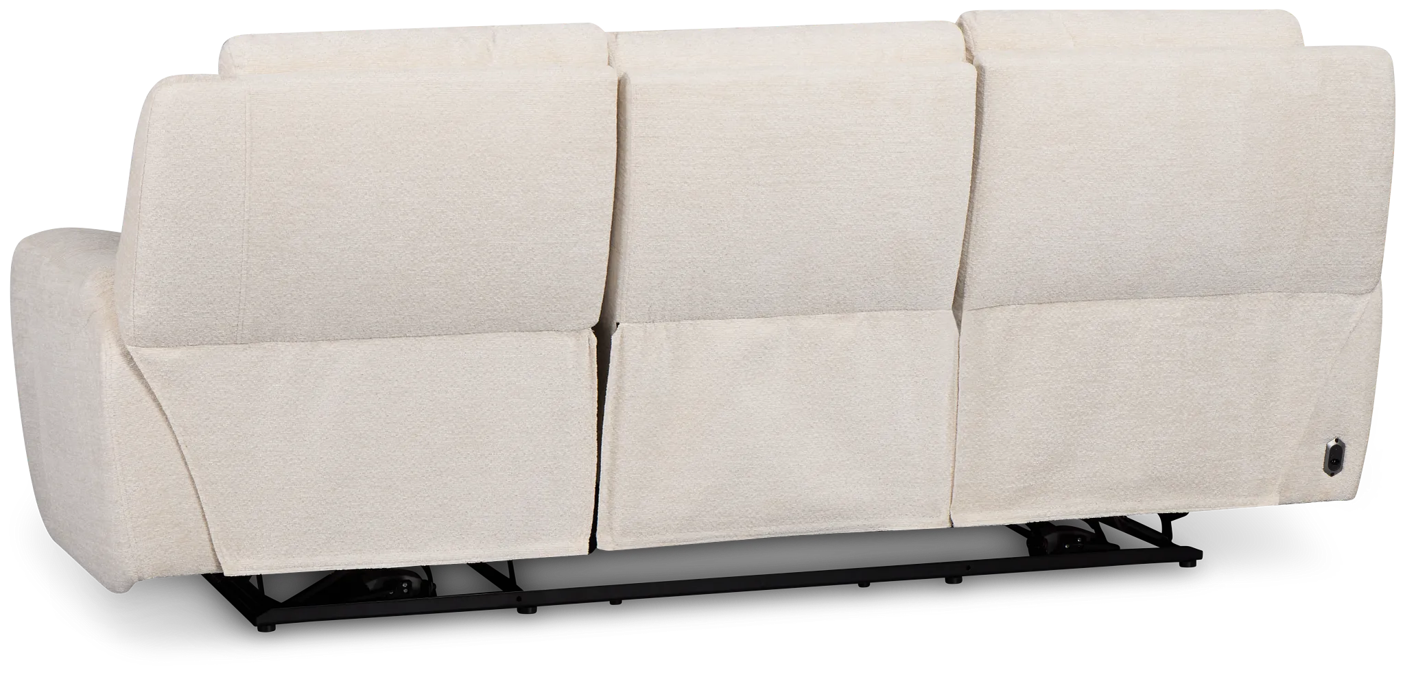 Bennett Light Beige Fabric Power Reclining Sofa