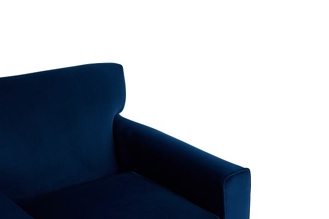 Royale Blue Fabric Accent Chair