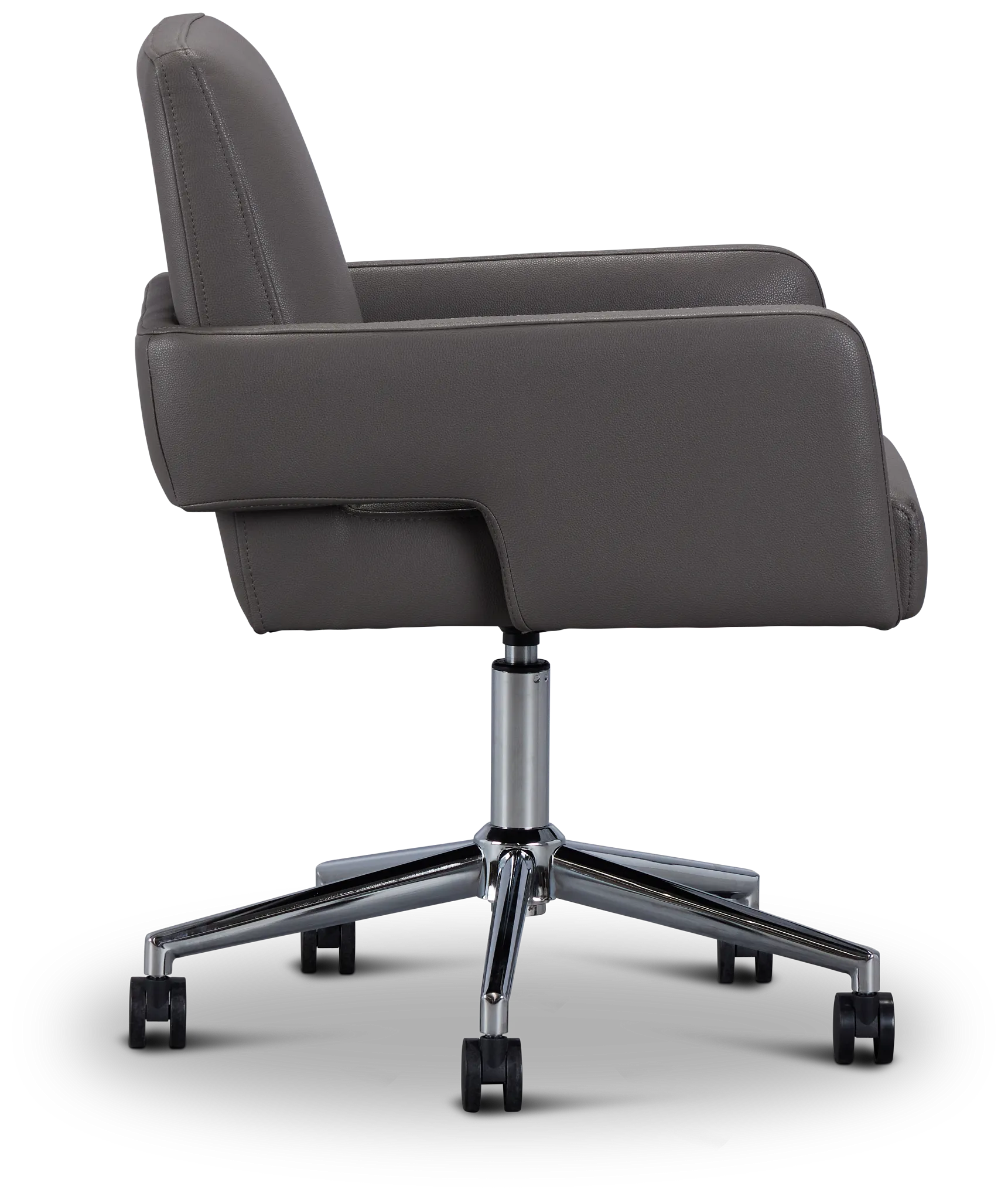 Skye Dark Gray Swivel Desk Chair
