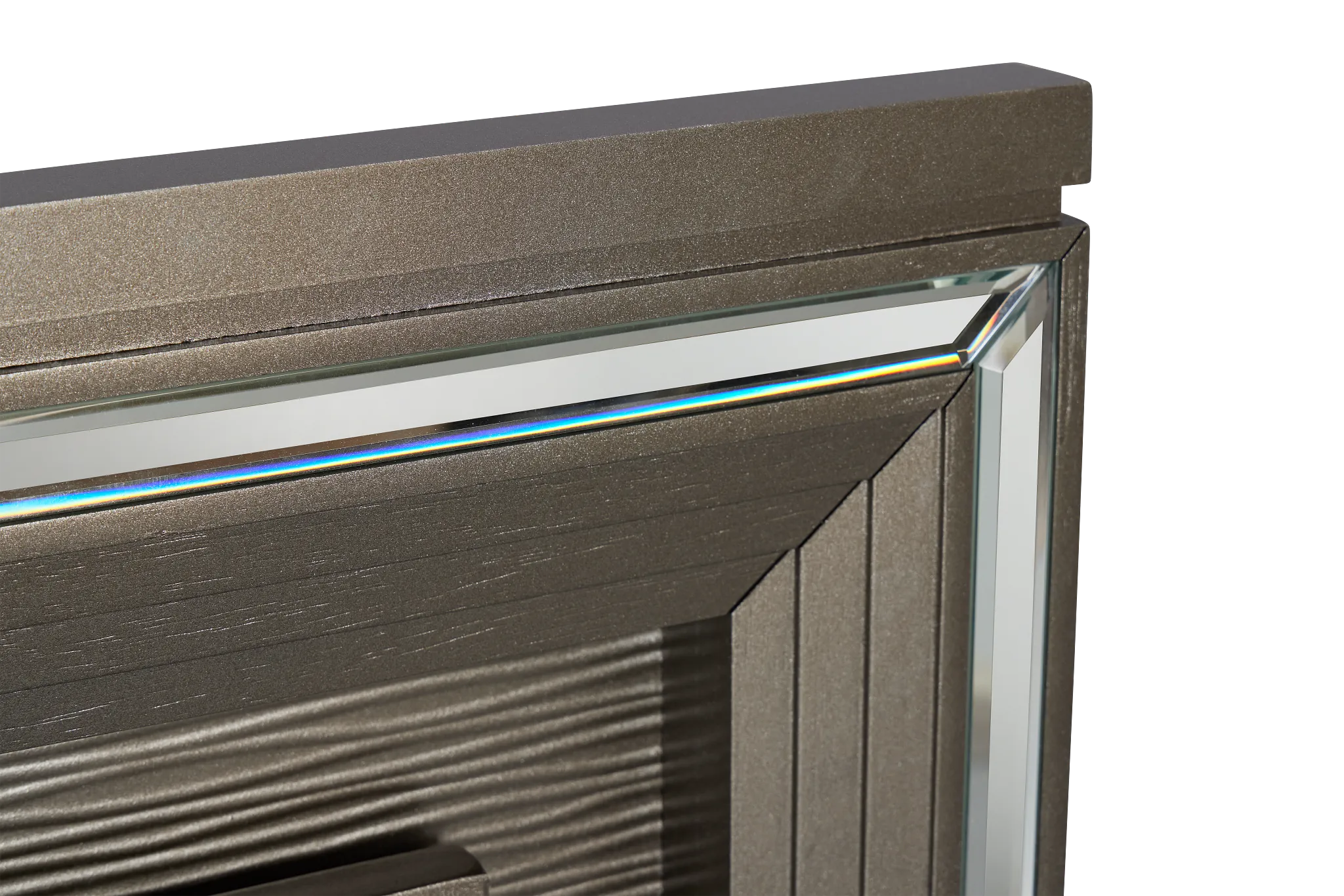 Vegas Gray Dresser & Mirror