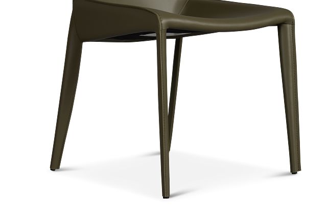 Wayne Dark Green Upholstered Side Chair