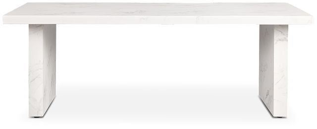 Viscaya White Rectangular Table