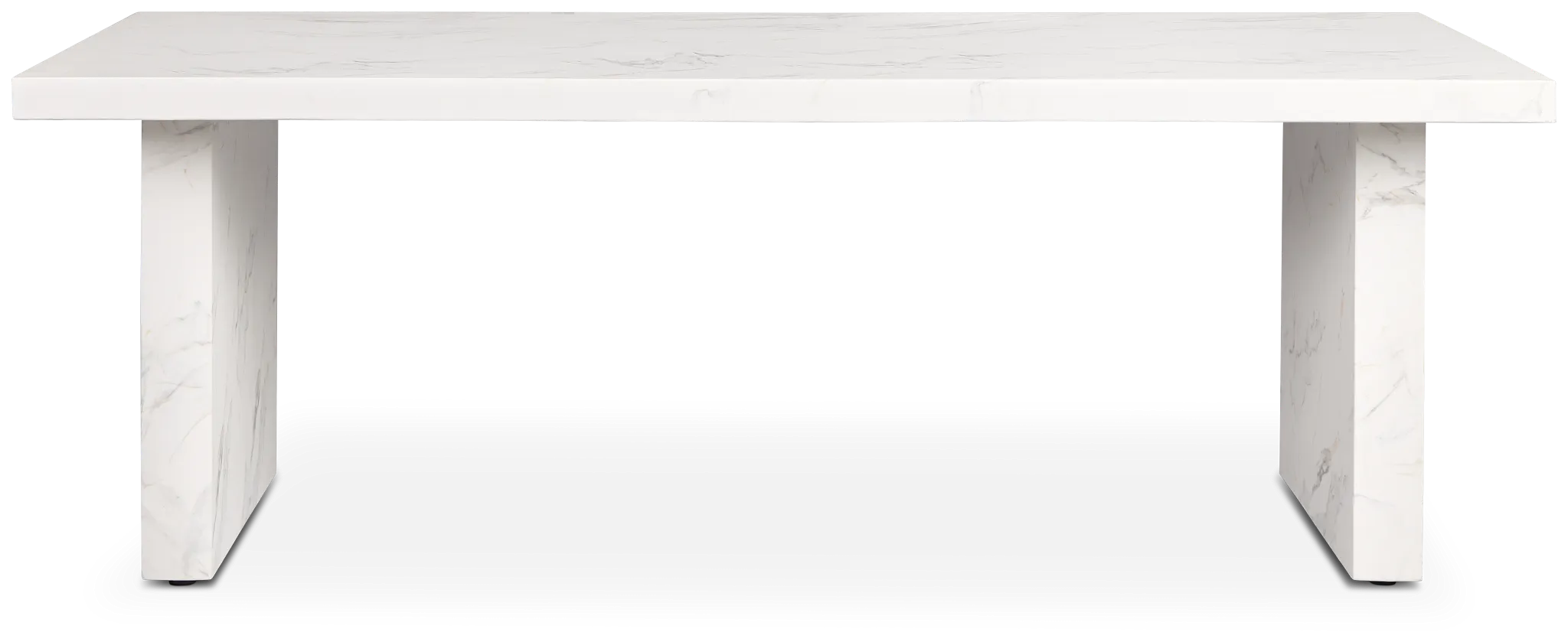 Viscaya White Rectangular Table