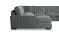 Edgewater Lucy Navy Large Left Chaise Sectional