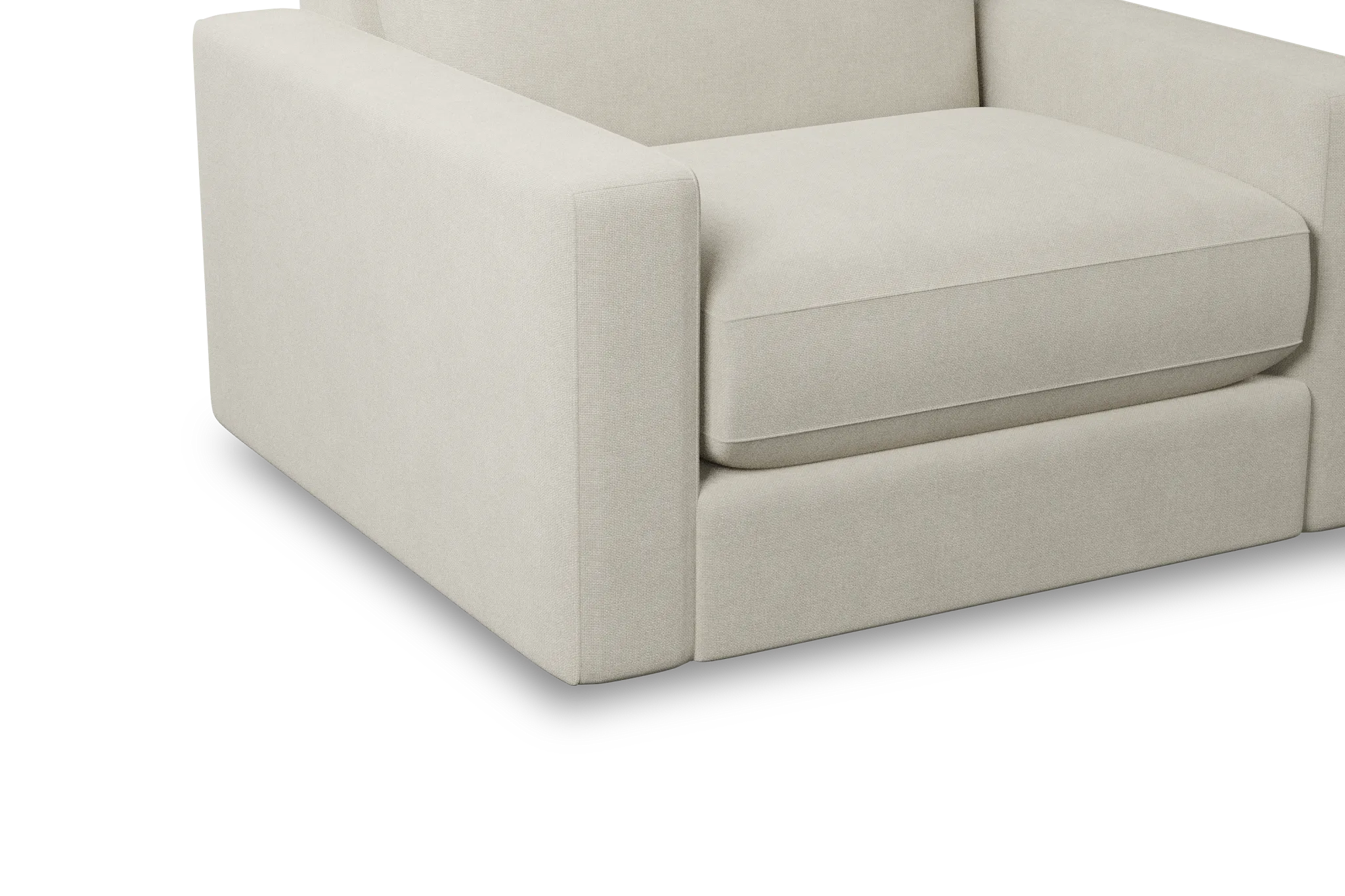 Edgewater Suave Beige Swivel Chair