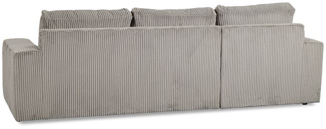 Charlie Gray Fabric Left Chaise Sectional