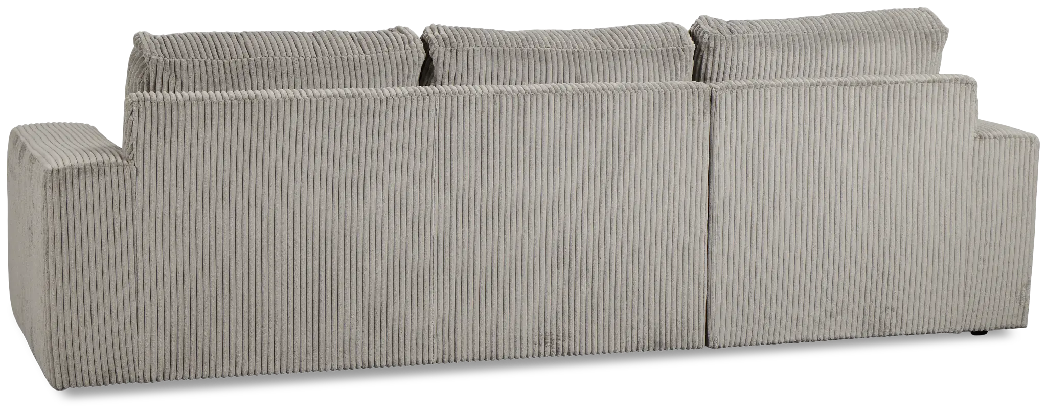 Charlie Gray Fabric Left Chaise Sectional Charlie Gray Fabric Left Chaise Sectional