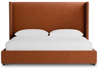 Captiva Elite Medium Brown 60" Upholstered Shelter Bed