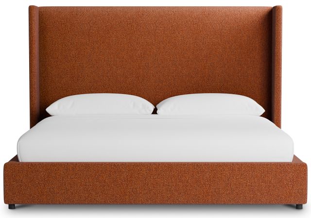 Captiva Elite Medium Brown 60" Upholstered Shelter Bed
