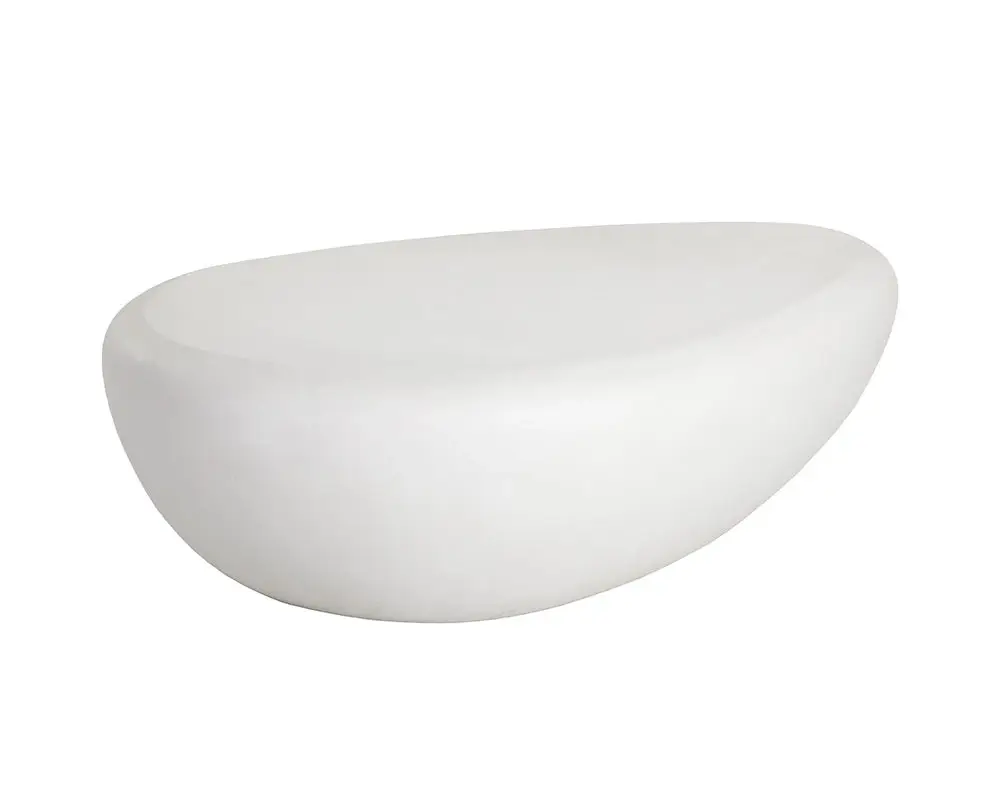 Belina White Oval Coffee Table Belina White Oval Coffee Table