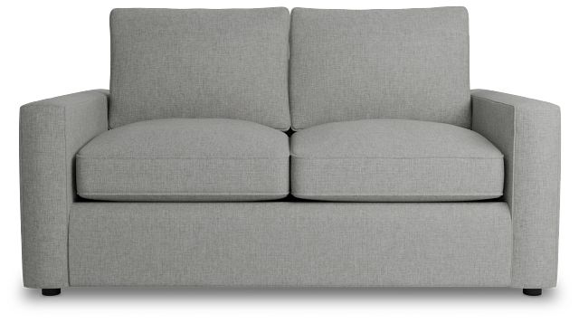 Siesta Delray Pewter Fabric Loveseat