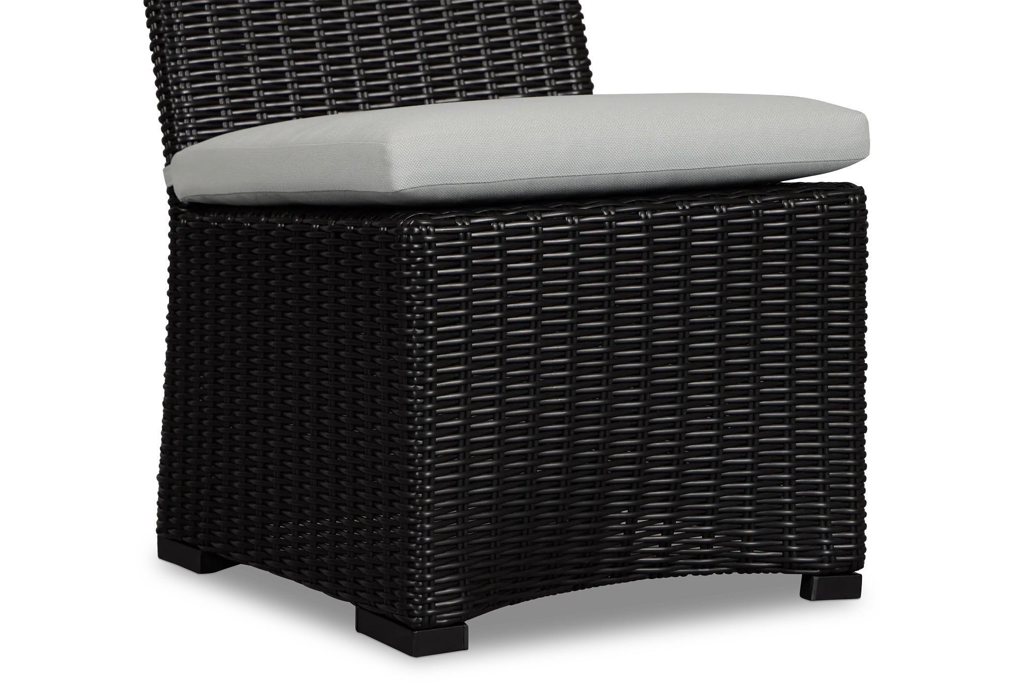 Montecito Black Cushioned Side Chair