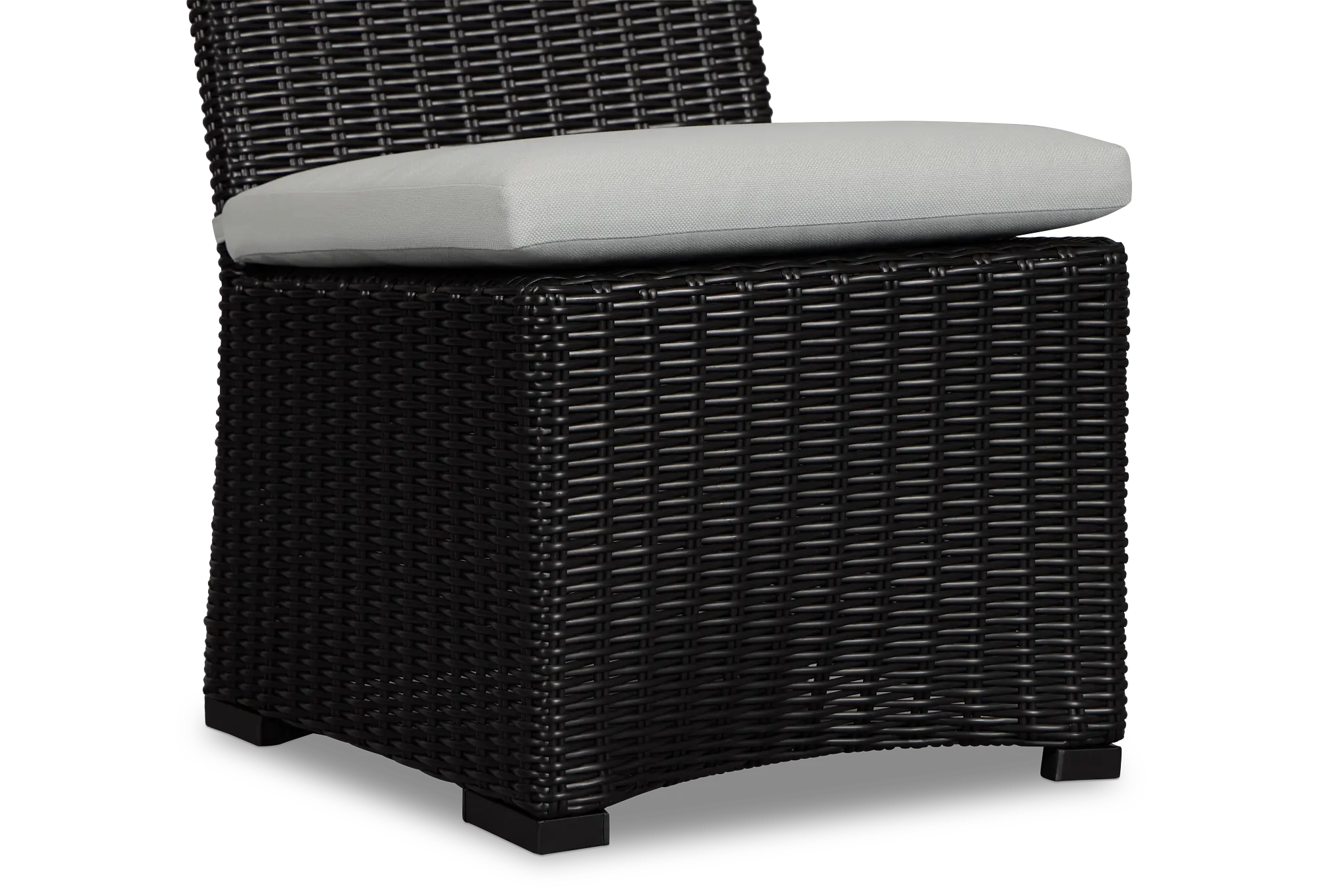 Montecito Black Cushioned Side Chair Montecito Black Cushioned Side Chair