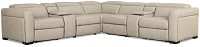 Melody Light Gray Micro Large Triple Power Reclining Two-arm Sectional
