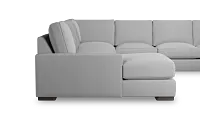 Edgewater Delray Light Gray Large Left Chaise Sectional