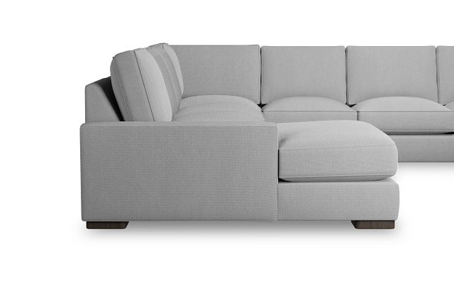 Edgewater Delray Light Gray Large Left Chaise Sectional (1)