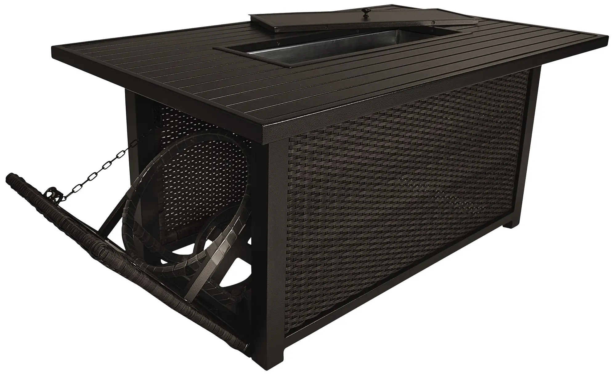 Fina Dark Tone Rect Fire Pit Fina Dark Tone Rect Fire Pit