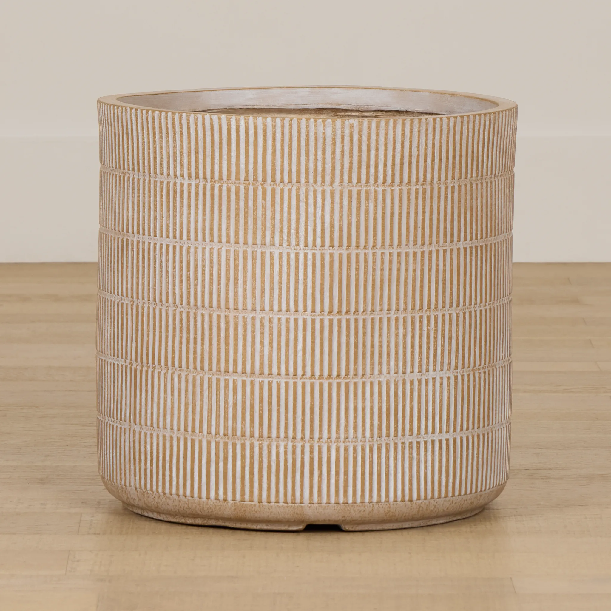 Lilani Light Brown Medium Planter