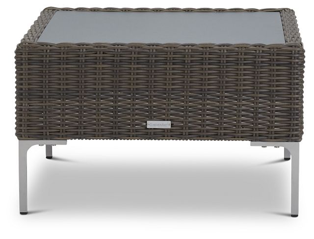 Tulum Gray Square Coffee Table