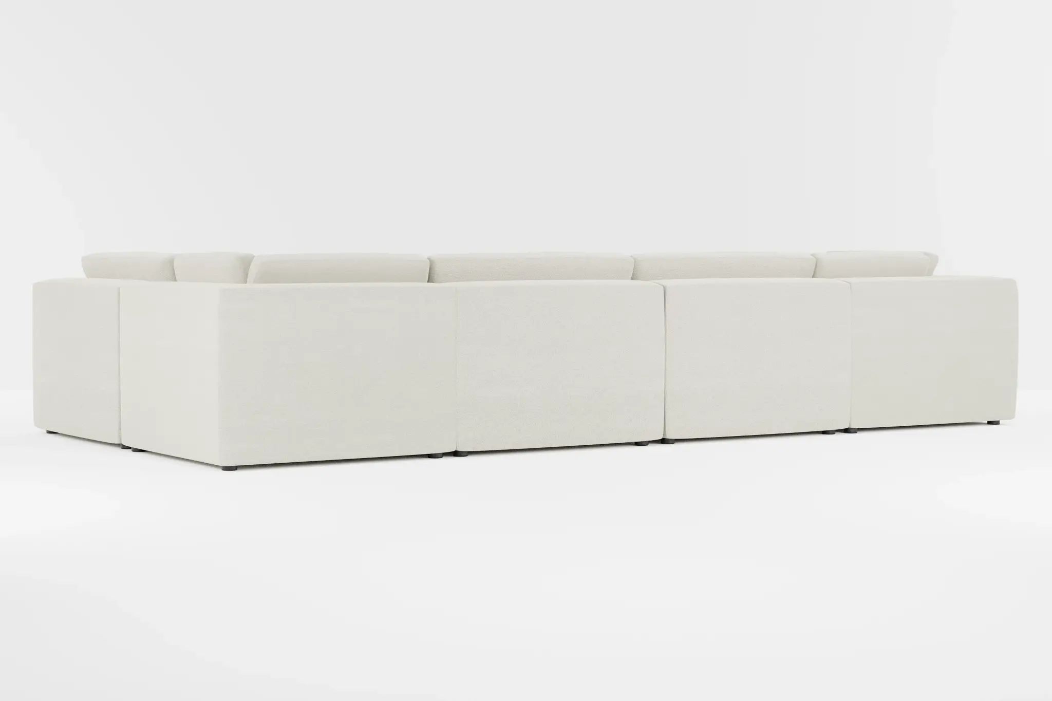Destin Elite Ivory Fabric 8-piece Pit Sectional Destin Elite Ivory Fabric 8-piece Pit Sectional