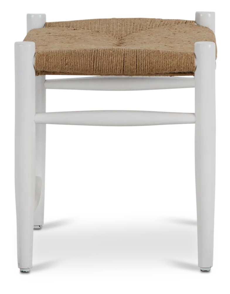 Auburn Woven Small Accent Stool